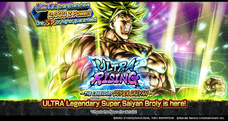 Dragon Ball Legends veröffentlicht den neuen ULTRA Legendary Super Saiyan Broly in ULTRA RISING – THE LEGENDARY SUPER SAIYAN!!
